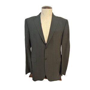 Pierre Balmain Dark Gray Wool Blazer Jacket IT 50 US 40 Large